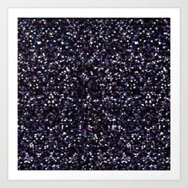 Iokasti Blue-Black Swarovski Art Print