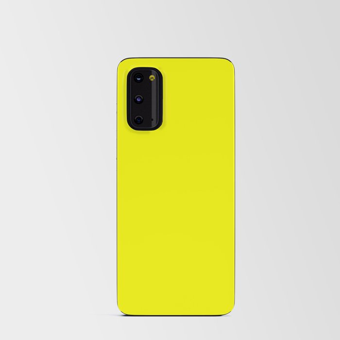 Neon Yellow Android Card Case