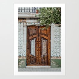 front door valencia spain | Street photography | Fine art print Art Print