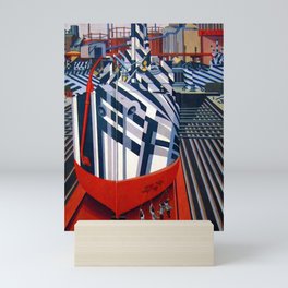 Edward Wadsworth Dazzle Ships at Liverpool Mini Art Print