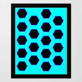 Hexagon Art Print