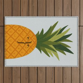 Not your typical pineapple Outdoor Rug