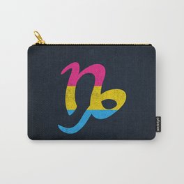 Pansexual Pride Flag Capricorn Zodiac Sign Carry-All Pouch