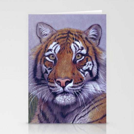 Tiger - portrait CC118 Stationery Cards
