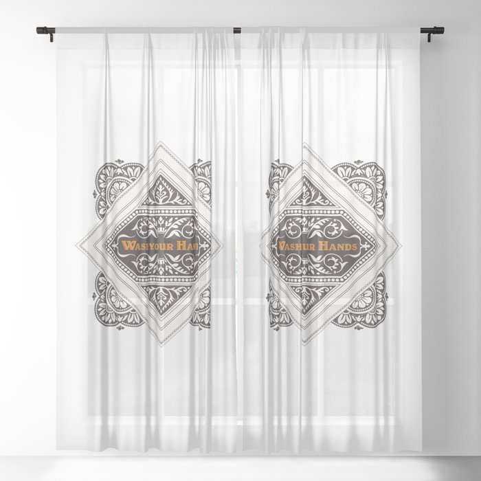 Square Sheer Curtain By Art Frankenberg, Can You Wash Sheer Curtains