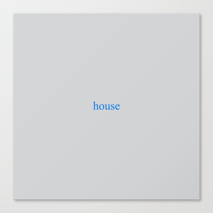 House of Leaves house grey. Leinwanddruck House of Leaves house grey. Leinwanddruck