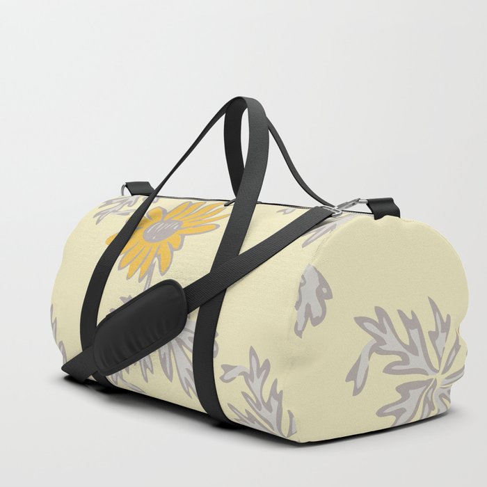 Floral Texture Background Duffle Bag