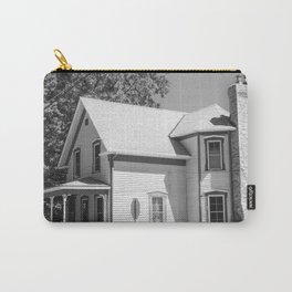 Old House Black and White Carry-All Pouch