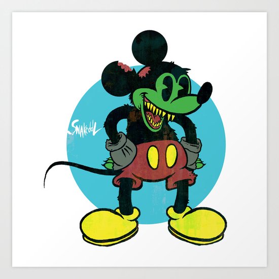 unDEADmouse Art Print