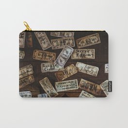 Money, dollar bills | Travel photography fine art photo print | California, U.S.A. Carry-All Pouch