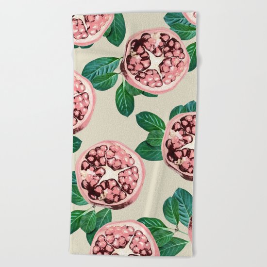Pomegranate V2 #society6 #decor #buyart Beach Towel