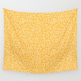 Ditsy Yellow Flowers Wall Tapestry