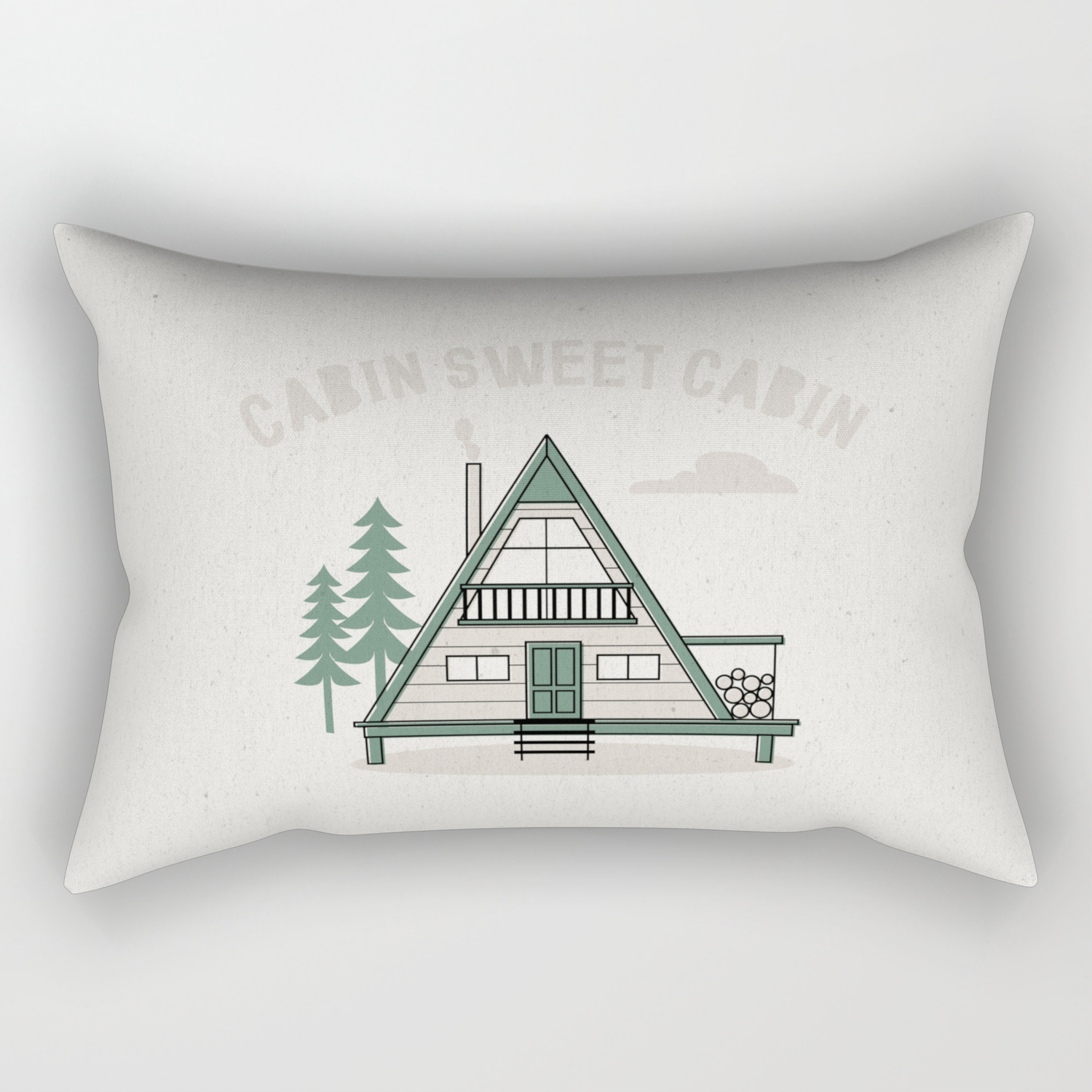 Cabin Sweet Cabin Rectangular Pillow By Jackofclubs Society6