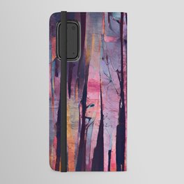 Walking under the Moonlight Android Wallet Case
