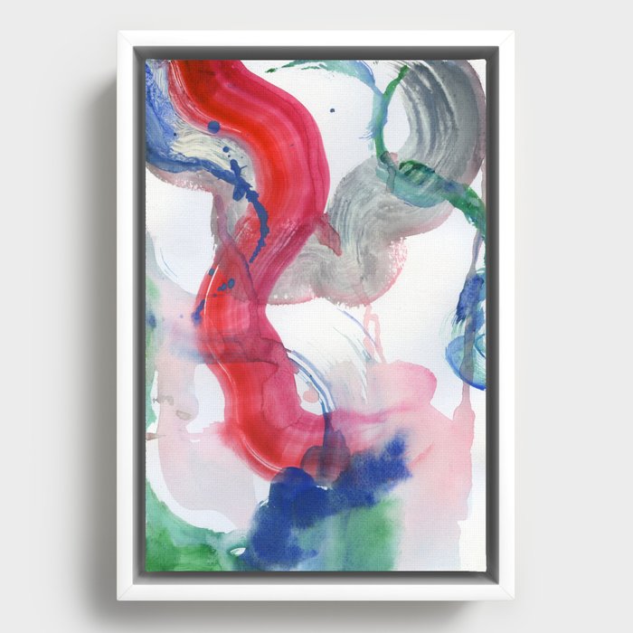 abstract candyclouds N.o 8 Framed Canvas