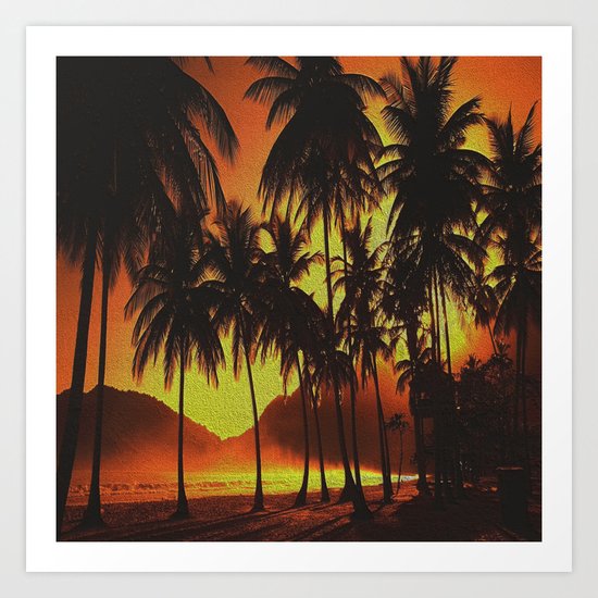 Tropical Beauty Art Print