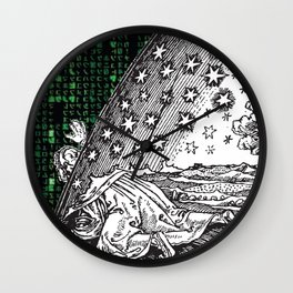 Matrix Flammarion THE ANSWER IS OUT THERE Wall Clock