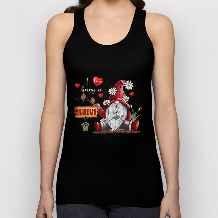 Gnome Daisy - I Love Being A Grandma Gnome Mother's day T-Shirt Tank Top