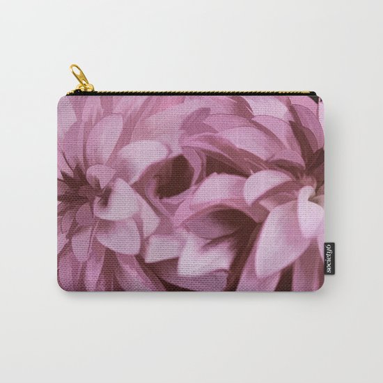 Just The Two Of Us - Painterly Dahlias Carry-All Pouch