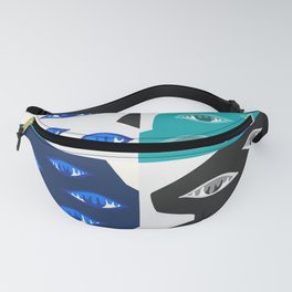 The crying eyes patchwork 2 Fanny Pack