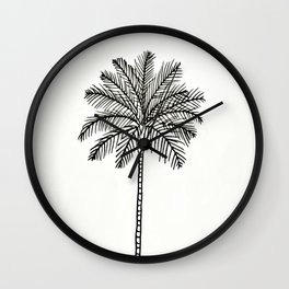 Solo Palm Wall Clock