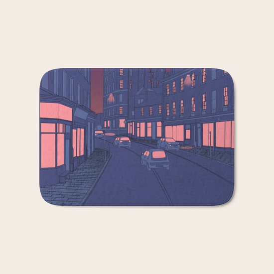 City Lights Bath Mat