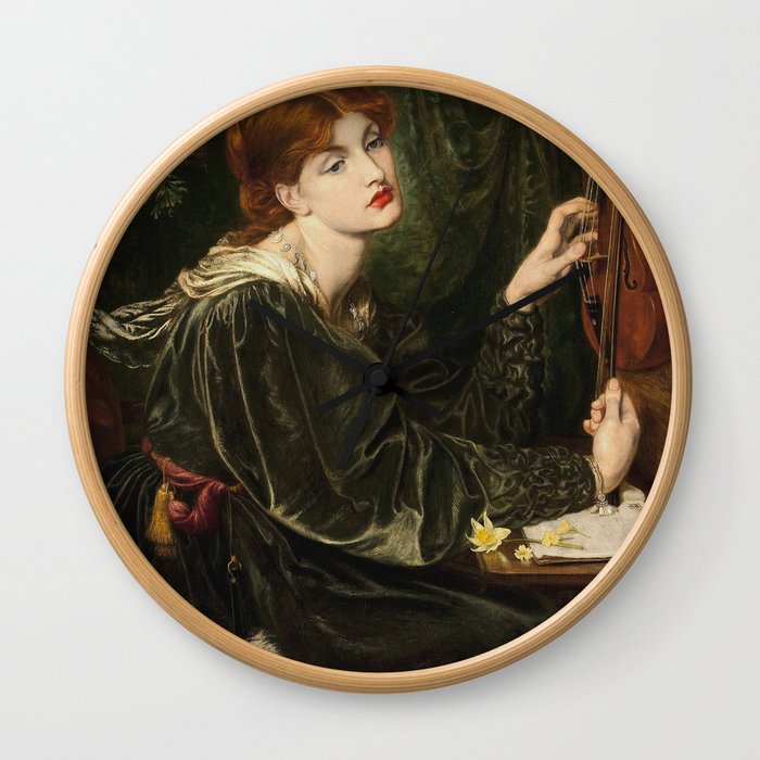 Dante Gabriel Rossetti - Veronica Veronese Wall Clock