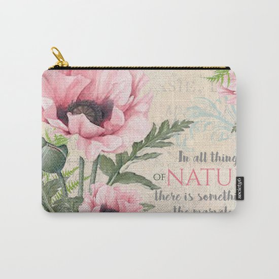Vintage Flowers #24 Carry-All Pouch