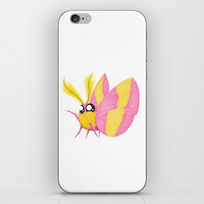 Rosy Maple Moth iPhone Skin