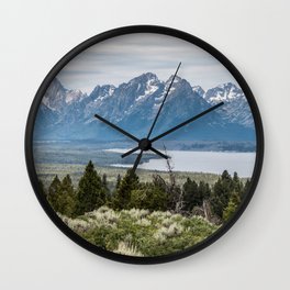 Grand Tetons National Park Wall Clock