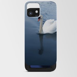 Mute Swan on a Blue Lake on April 22nd, 2022. I iPhone Card Case