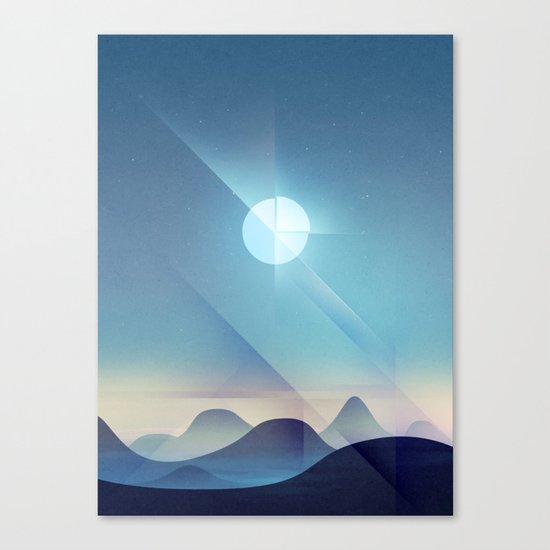 Northern Lights Abstract Canvas Print
