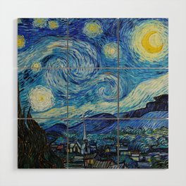 Starry Night  Wood Wall Art