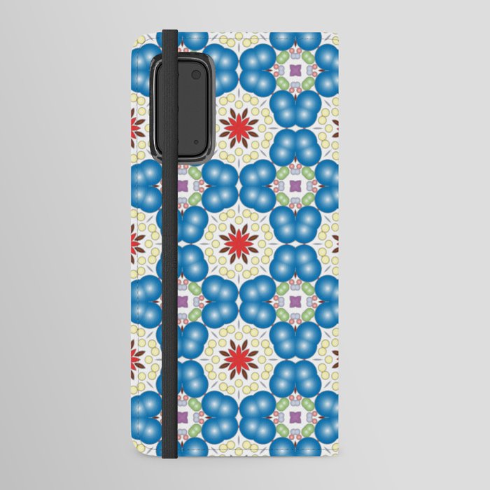 Sun Molecules Pattern Android Wallet Case