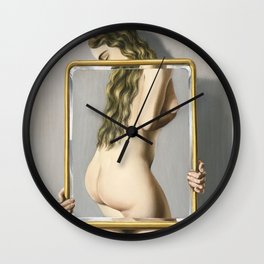 Poster-Rene Magritte-Les liasons dangereuses. Wall Clock