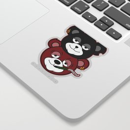 bear high DS Sticker