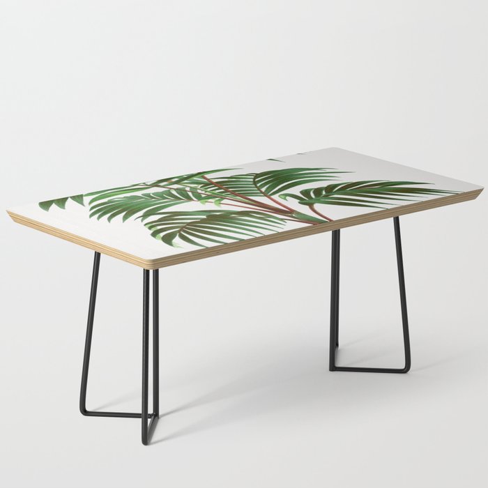 Vintage Botanical Tropical Palm Tree  Coffee Table