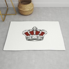 Crown - Red Area & Throw Rug