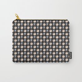 Metal Studs On Leather With Holes Carry-All Pouch