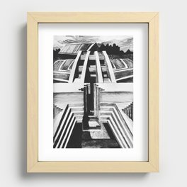 Carlo Scarpa- Italian Brutalsit Architecture Recessed Framed Print