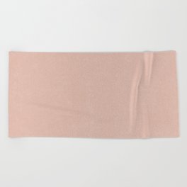 Tan Pink Blush Earthy Minimalist Boho Beach Towel