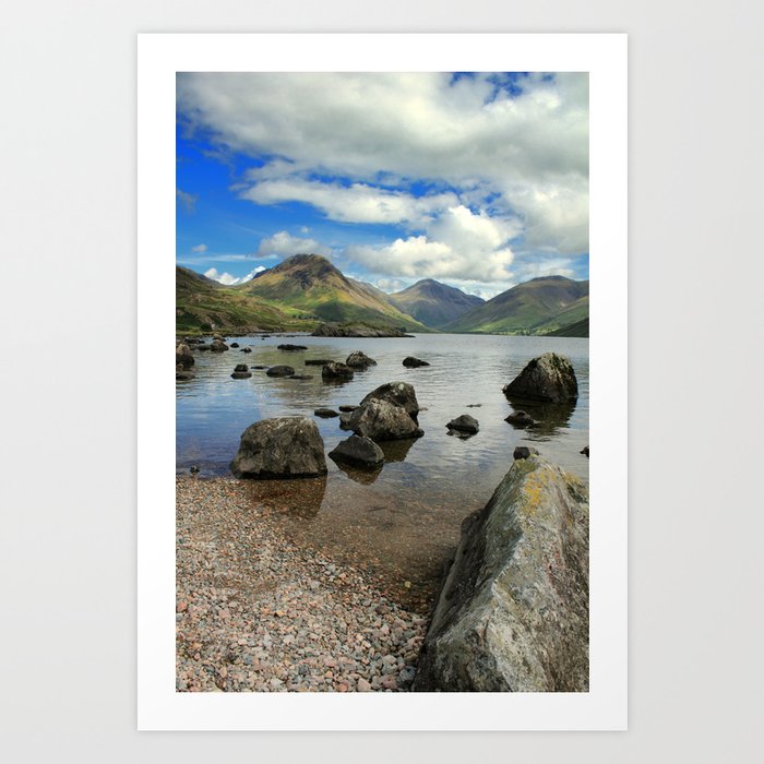 Betaling maskinskriver dug The Lake District Art Print by Inspired Images | Society6