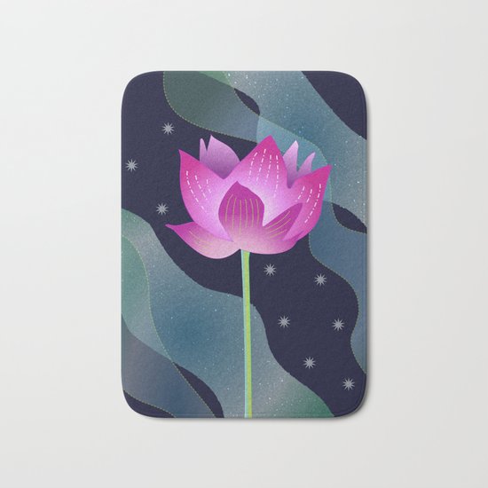 Star Lotus Bath Mat