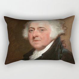 John Adams by Gilbert Stuart Rectangular Pillow