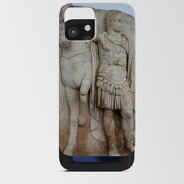 Roman Sebasteion Relief Sculpture Of Imperial Prince Diokouros iPhone Card Case
