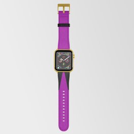 LETTER w (BLACK-PURPLE) Apple Watch Band