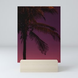 Tropical Pink Palm Tree Mini Art Print