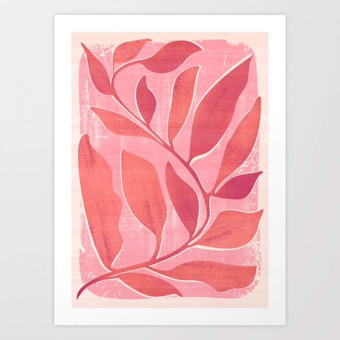Dancing Queen - Pink Botanical Art Print
