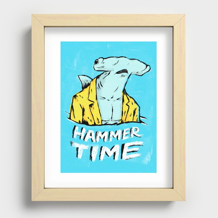 Hammer Time Recessed Framed Print