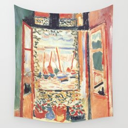 Henri Matisse Open Window at Collioure Wall Tapestry